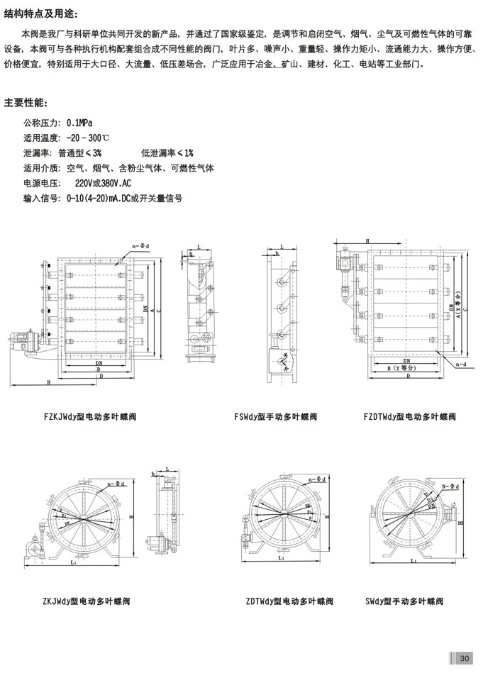 电动风机专用调节阀(图2)